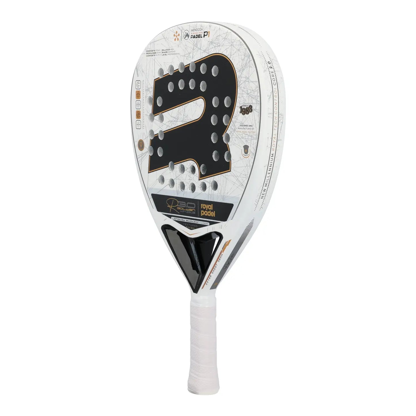 ROYAL PADEL R30 GOLDEN WHITE PREMIER MENDOZA