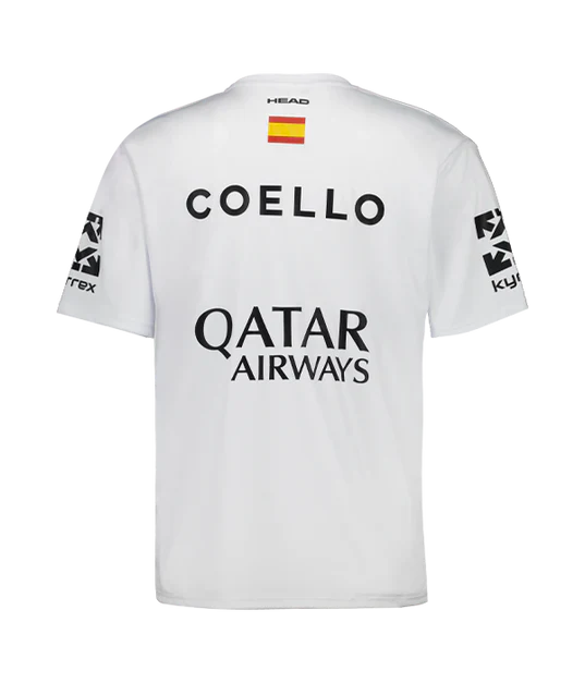 Camiseta Head Arturo Coello 2025 Blanca