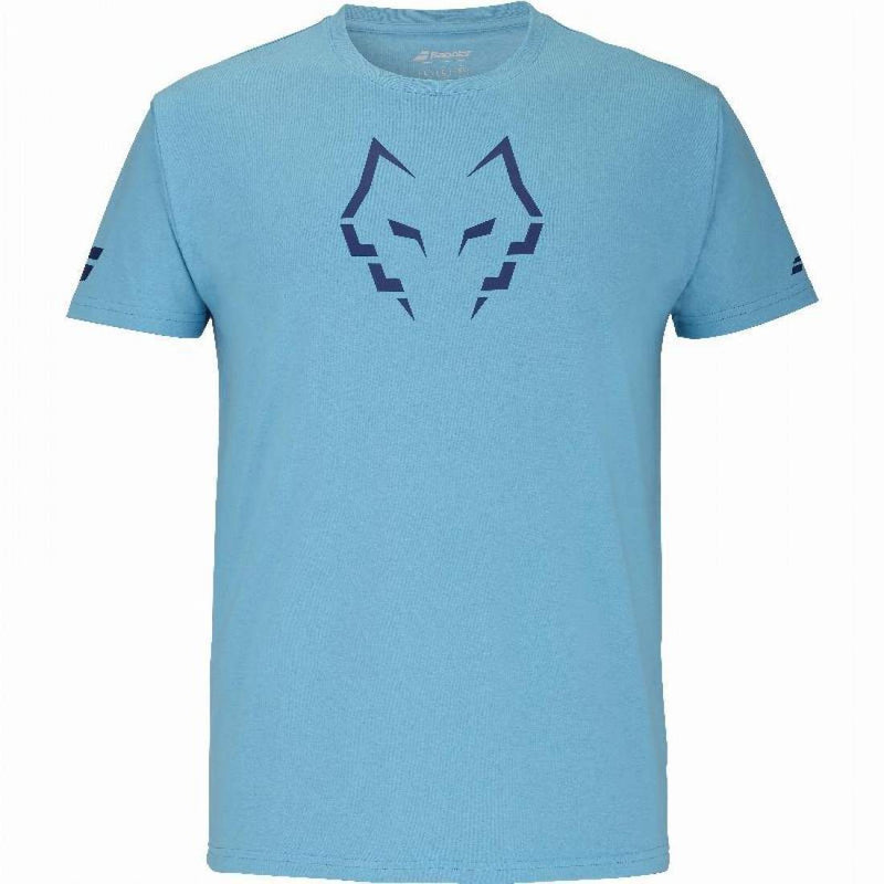 Babolat Juan Lebron Cotton T-shirt Cyan Blue