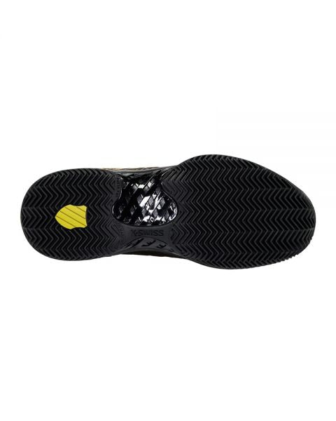 KSWISS HYPERCOURT EXPRESS 2 BLACK AND YELLOW SNEAKERS