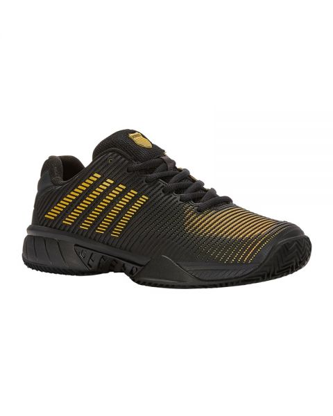 KSWISS HYPERCOURT EXPRESS 2 BLACK AND YELLOW SNEAKERS