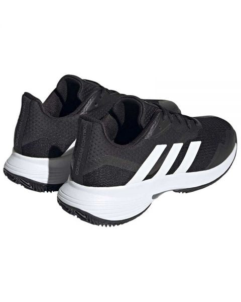 ADIDAS COURTJAM CONTROL CLAY SNEAKERS BLACK