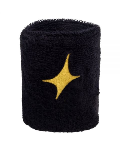 BLACK STARVIE WRISTBAND WITH GOLDEN STAR 