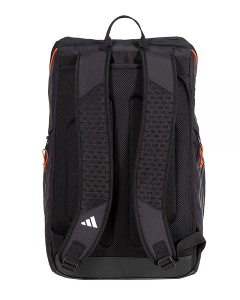 MOCHILA ADIDAS PROTOUR 3.3 NARANJA Y NEGRO