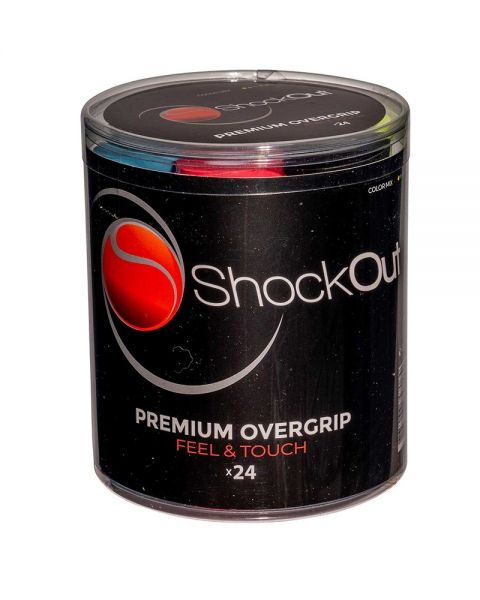 SHOCKOUT X24 OVERGRIPS PREMIUM MULTICOLOR SMOOTH DRUM