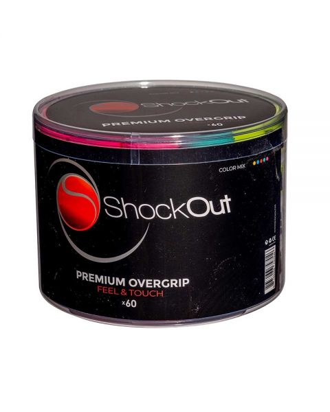 SHOCKOUT X60 DRUM PREMIUM MULTICOLOR SMOOTH OVERGRIPS