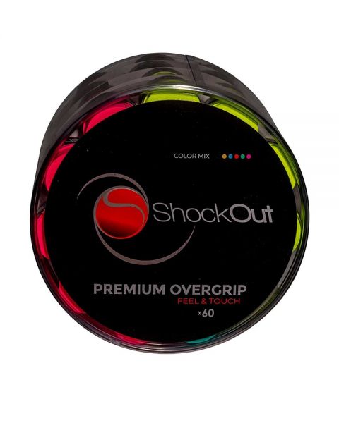 SHOCKOUT X60 DRUM PREMIUM MULTICOLOR SMOOTH OVERGRIPS