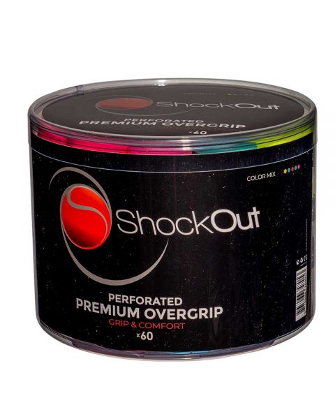 TAMBOR SHOCKOUT X60 OVERGRIPS PREMIUM MULTICOLOR PERFORADO