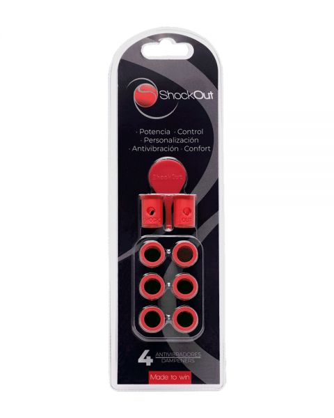 ANTIVIBRADOR SHOCKOUT ROJO - The King Of Padel