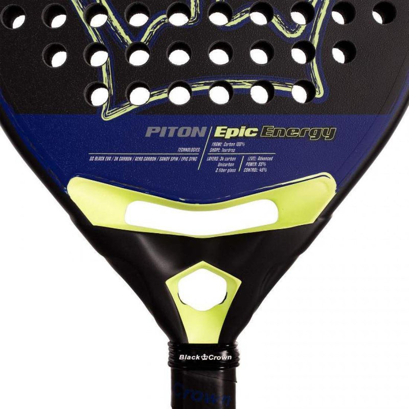 Black Crown Piton Epic Energy 2025 racket 