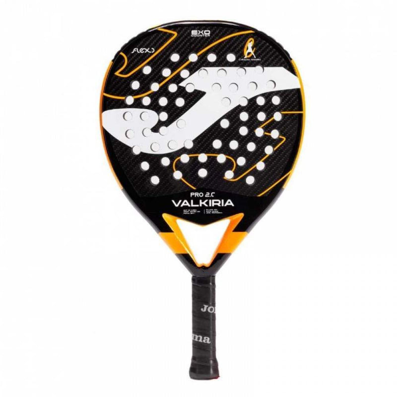 Joma Carolina Navarro Valkiria Pro 2.0 Black Orange Racquet