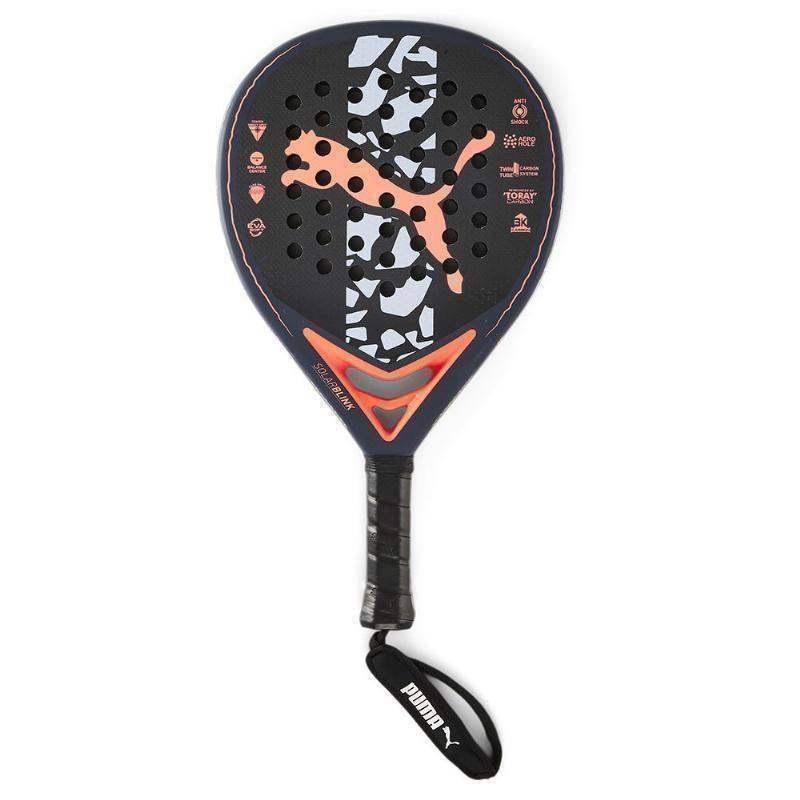 Puma Solar Blink PWR Navy Orange Racquet 